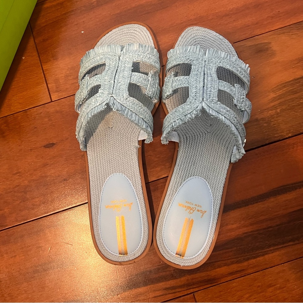 Sam Edelman Bay Raffia Slide Sandal